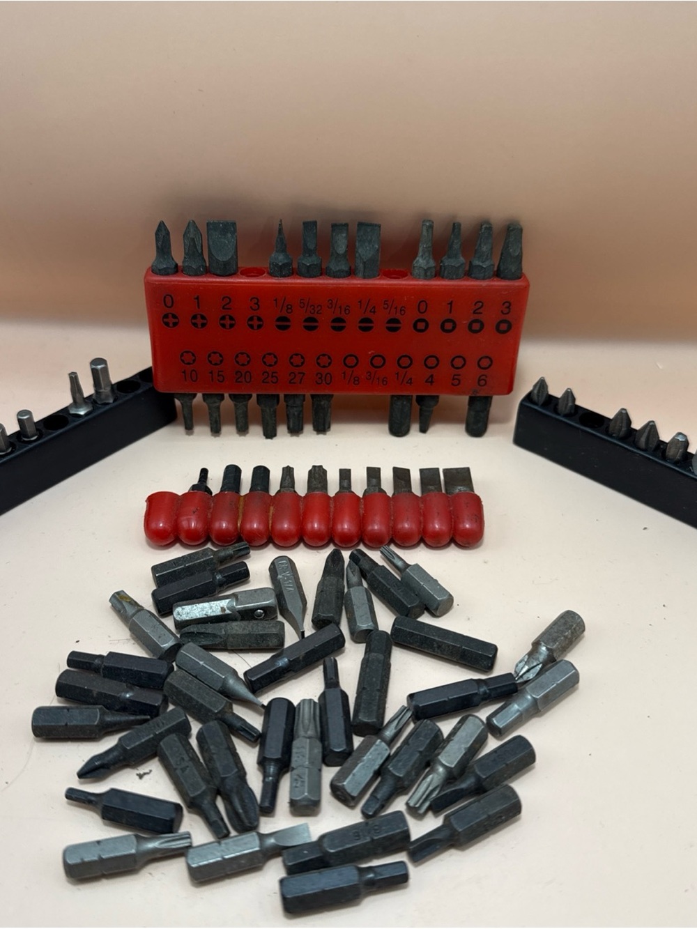 Mixed Lot of 83 Screwdriver Bits Philips Flat Slot Hex Variety Attachments